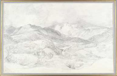 Langdale Pikes von Elterwater, 4. September 1806
